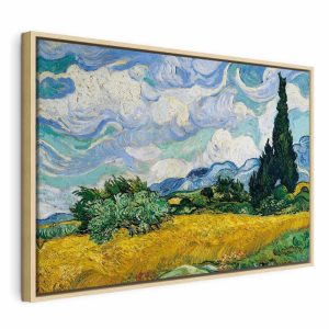 Tableau - Vincent Van Gogh – Wheat Field with Cypresses