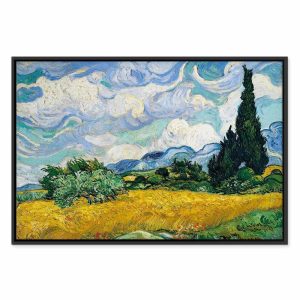 Tableau - Vincent Van Gogh – Wheat Field with Cypresses