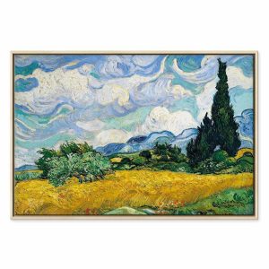Tableau - Vincent Van Gogh – Wheat Field with Cypresses