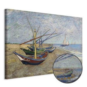 Tableau - Vincent van Gogh – Fishing Boats on the Beach