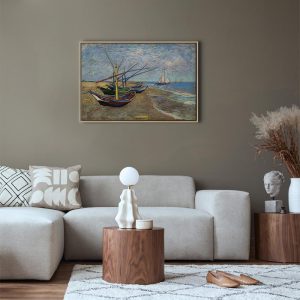 Tableau - Vincent van Gogh – Fishing Boats on the Beach