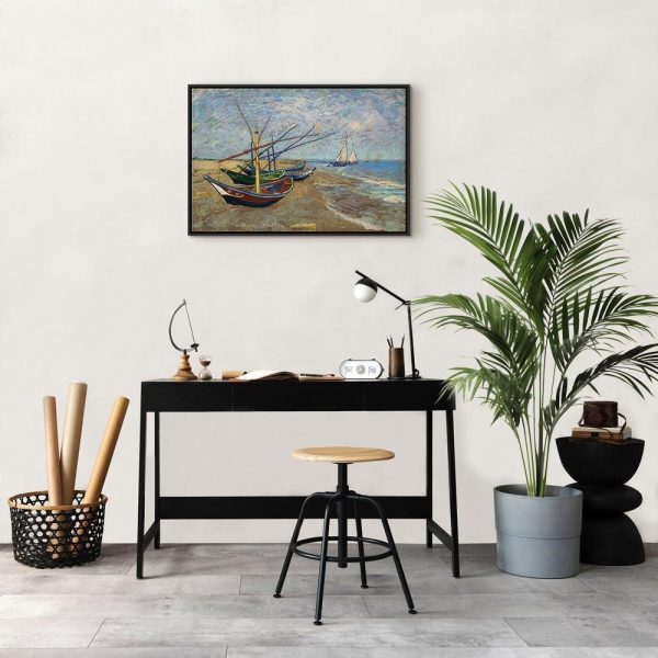 Tableau - Vincent van Gogh – Fishing Boats on the Beach