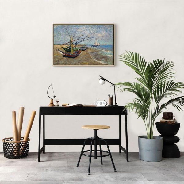 Tableau - Vincent van Gogh – Fishing Boats on the Beach