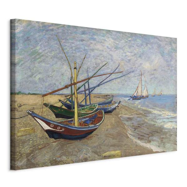 Tableau - Vincent van Gogh – Fishing Boats on the Beach
