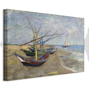 Tableau - Vincent van Gogh – Fishing Boats on the Beach