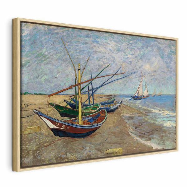 Tableau - Vincent van Gogh – Fishing Boats on the Beach