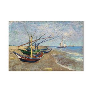 Tableau - Vincent van Gogh – Fishing Boats on the Beach