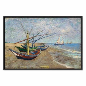 Tableau - Vincent van Gogh – Fishing Boats on the Beach