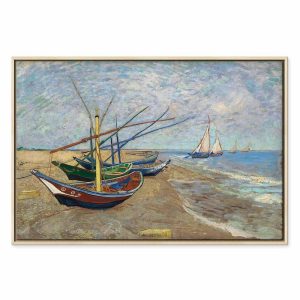 Tableau - Vincent van Gogh – Fishing Boats on the Beach