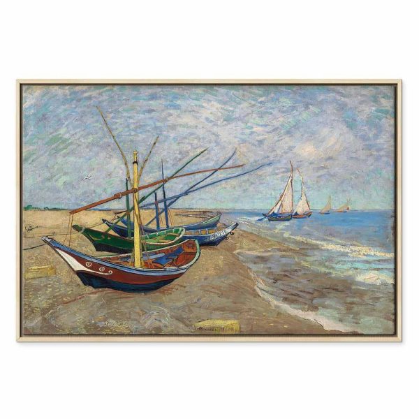 Tableau - Vincent van Gogh – Fishing Boats on the Beach