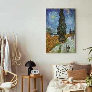 Tableau - Vincent van Gogh – Road with Cypress and Star