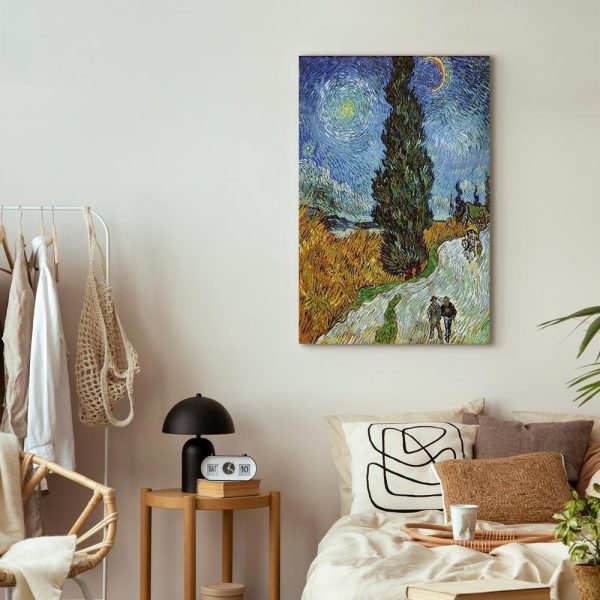 Tableau - Vincent van Gogh – Road with Cypress and Star