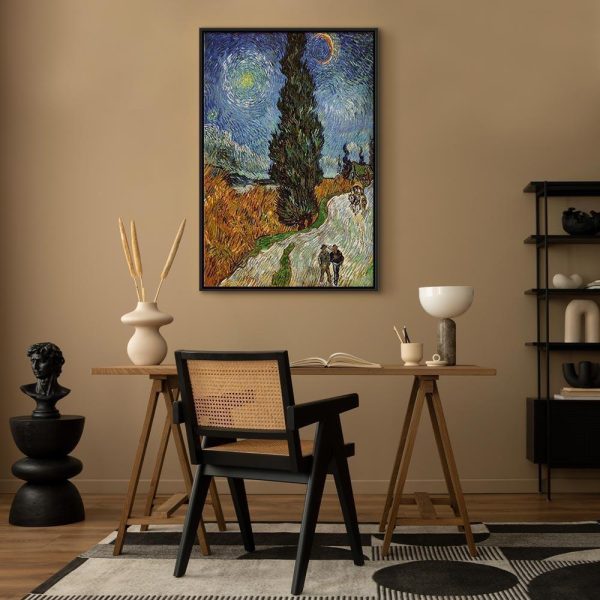 Tableau - Vincent van Gogh – Road with Cypress and Star