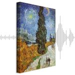 Tableau - Vincent van Gogh – Road with Cypress and Star