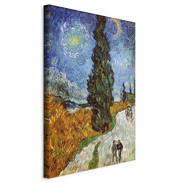 Tableau - Vincent van Gogh – Road with Cypress and Star
