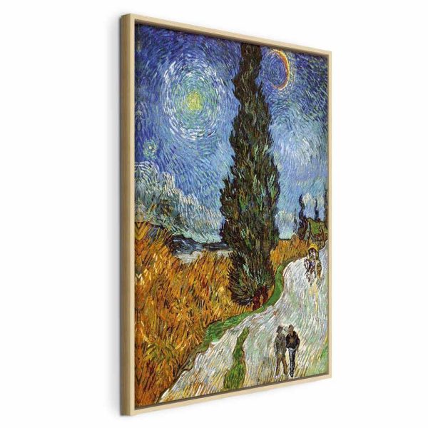 Tableau - Vincent van Gogh – Road with Cypress and Star