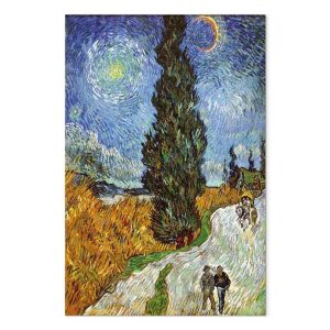 Tableau - Vincent van Gogh – Road with Cypress and Star
