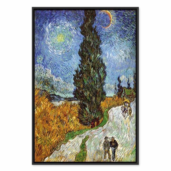 Tableau - Vincent van Gogh – Road with Cypress and Star