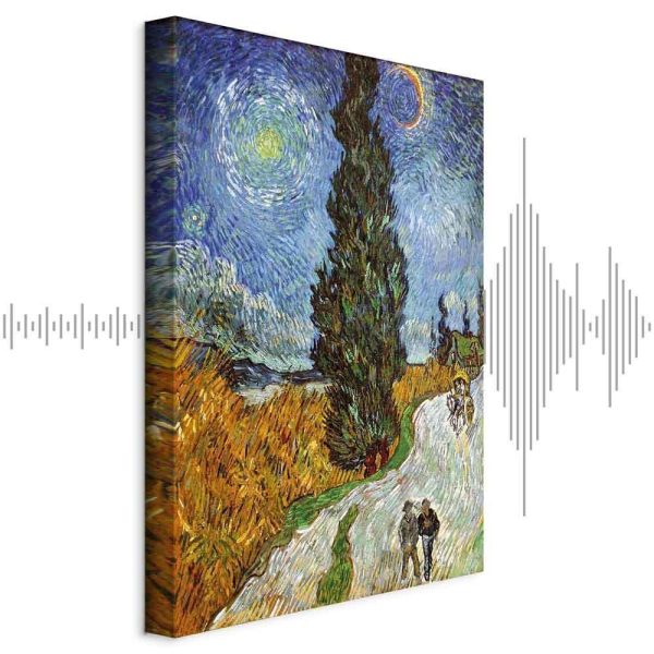 Tableau - Vincent van Gogh – Road with Cypress and Star Tableau - Vincent van Gogh – Road with Cypress and Star