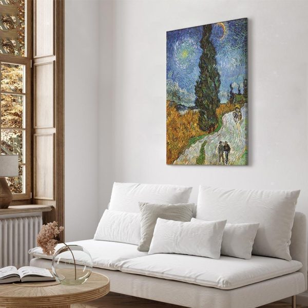 Tableau - Vincent van Gogh – Road with Cypress and Star