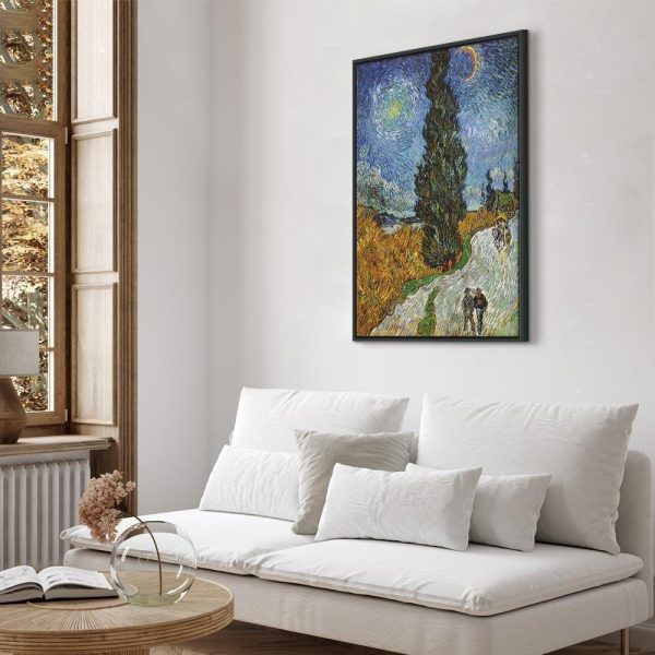 Tableau - Vincent van Gogh – Road with Cypress and Star