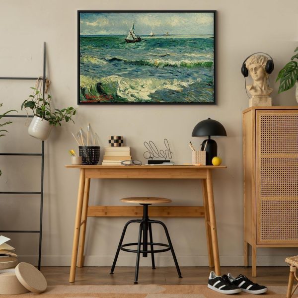 Tableau - Vincent van Gogh – Seascape at Saintes-Maries