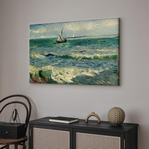 Tableau - Vincent van Gogh – Seascape at Saintes-Maries