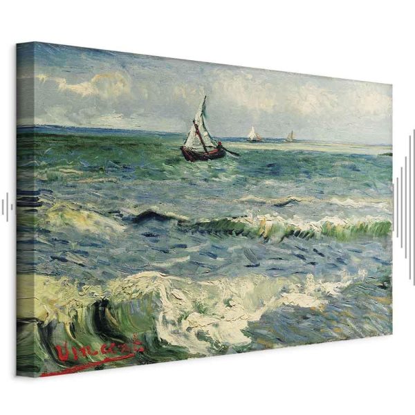 Tableau - Vincent van Gogh – Seascape at Saintes-Maries