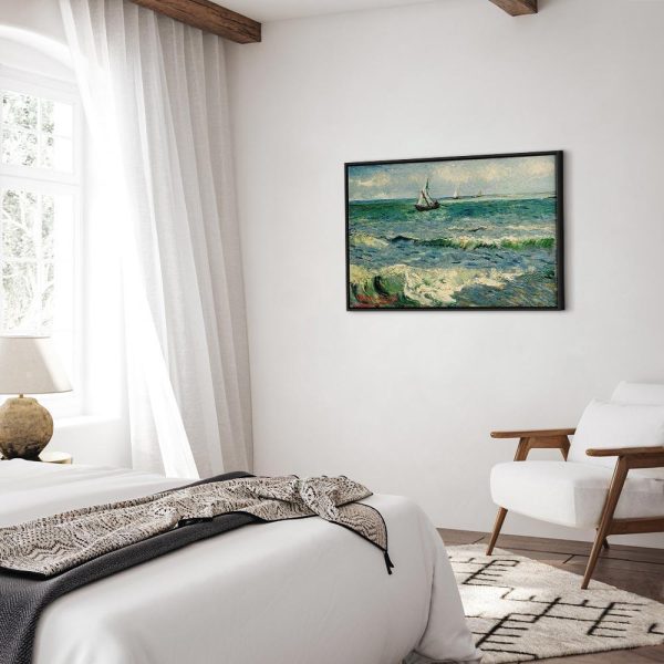 Tableau - Vincent van Gogh – Seascape at Saintes-Maries