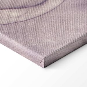 Tableau - Watercolour abstraction - powder pink marble with gold accents