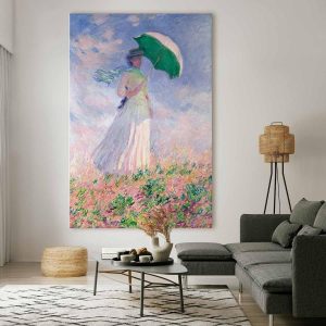 Tableau XXL - Claude Monet – Woman with a Parasol, facing right