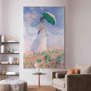 Tableau XXL - Claude Monet – Woman with a Parasol, facing right