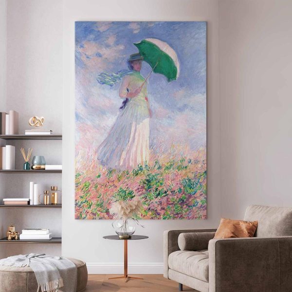 Tableau XXL - Claude Monet – Woman with a Parasol, facing right
