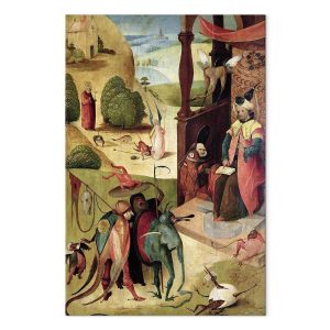Tableau XXL - Hieronymus Bosch – St James and the Magician