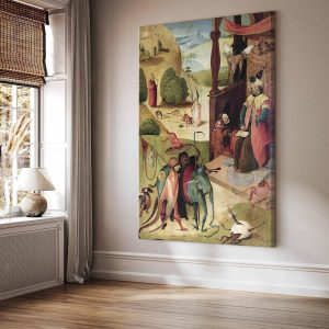 Tableau XXL - Hieronymus Bosch – St James and the Magician