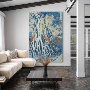 Tableau XXL - Hokusai Katsushika – Kirifuri Waterfall at Kurokami, Shimotsuke