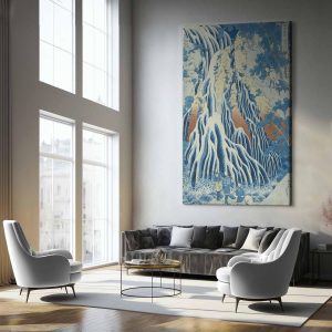 Tableau XXL - Hokusai Katsushika – Kirifuri Waterfall at Kurokami, Shimotsuke