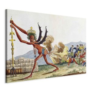 Tableau XXL - Jacques-Louis David – Caricature of the English Government