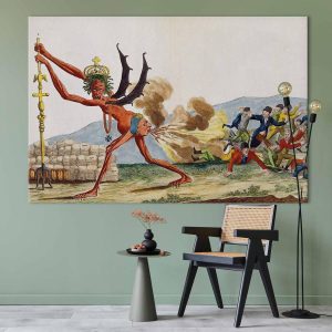 Tableau XXL - Jacques-Louis David – Caricature of the English Government