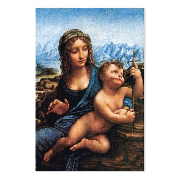 Tableau XXL - Leonardo da Vinci – Madonna of the Yarnwinder