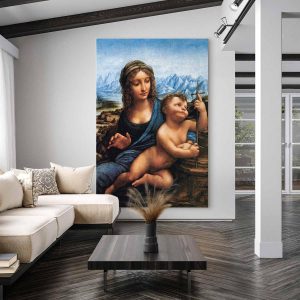 Tableau XXL - Leonardo da Vinci – Madonna of the Yarnwinder