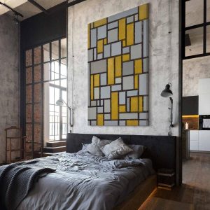 Tableau XXL - Piet Mondrian – Composition with Grid 29