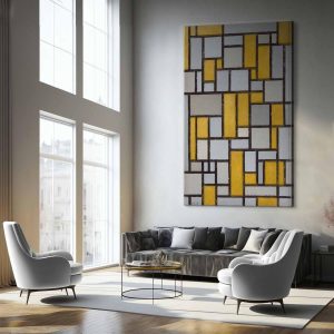 Tableau XXL - Piet Mondrian – Composition with Grid 29