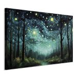 Tableau XXL - Starry night - a modern version of Van Gogh's night sky