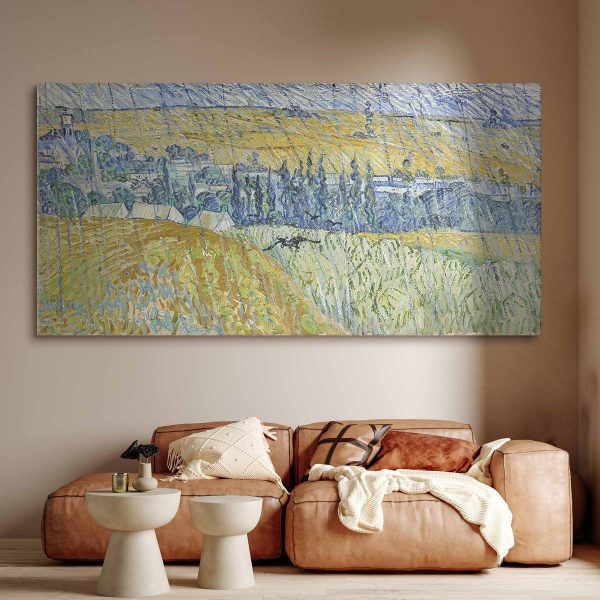 Tableau XXL - Vincent van Gogh – Auvers in the Rain