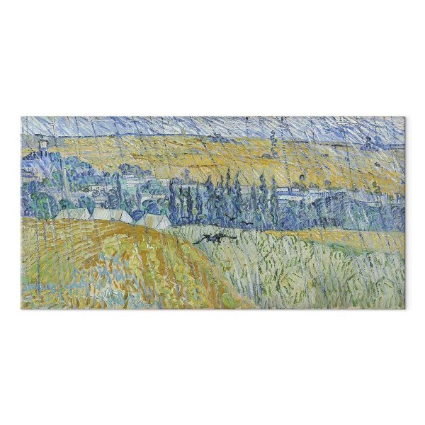 Tableau XXL - Vincent van Gogh – Auvers in the Rain