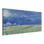 Tableau XXL - Vincent van Gogh – Wheat Field under Thunderclouds