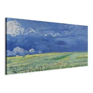 Tableau XXL - Vincent van Gogh – Wheat Field under Thunderclouds