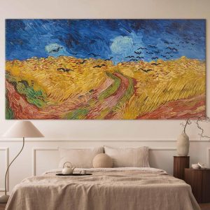 Tableau XXL - Vincent van Gogh – Wheatfield with Crows