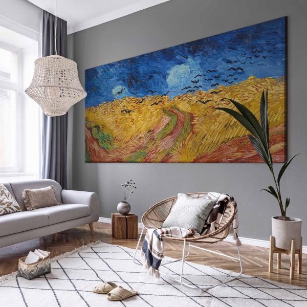 Tableau XXL - Vincent van Gogh – Wheatfield with Crows